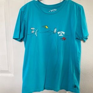 Dr. Seuss x Billabong tshirt One Fish, Two Fish, Red Fish, Blue Fish